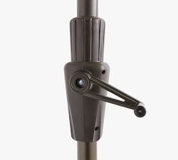 6' Round Outdoor Patio Umbrella &ndash; Rustproof Aluminum Tilt Frame