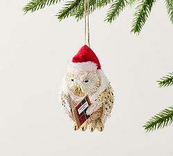 Open Box: Bottlebrush Ornament, Naughty List Owl