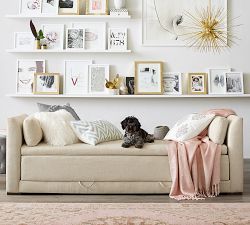 Chevron Crewel Embroidered Lumbar Pillow Cover