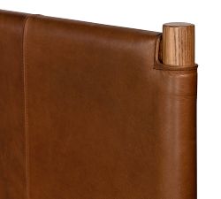 Hester Leather Platform Bed