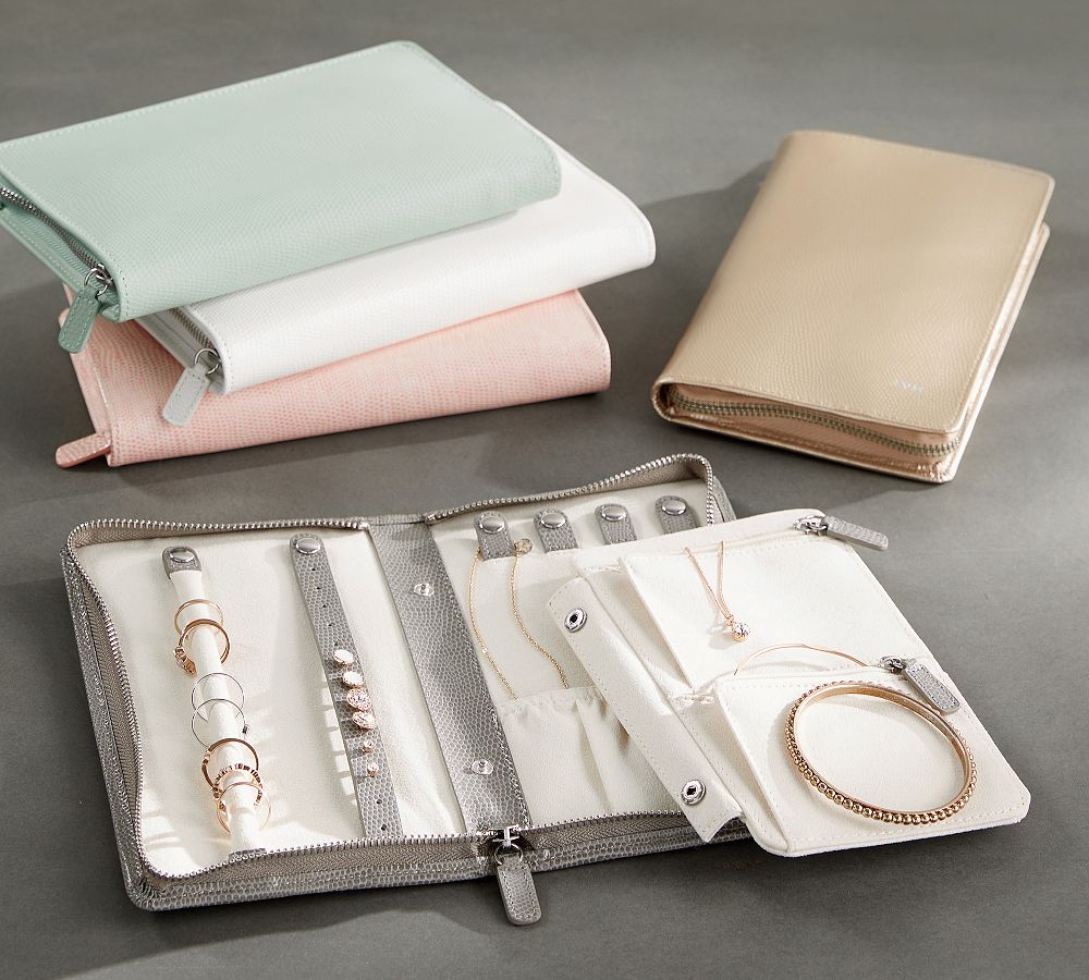 Mckenna Personalized Jewelry Binder | Pottery Barn