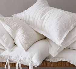 Belgian Flax Linen Fringe Sham