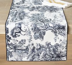 Brandon Maxwell Groveland Toile Reversible Table Runner