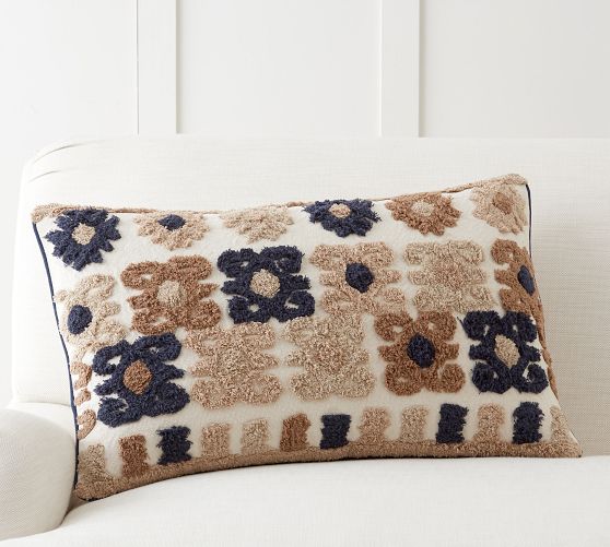 Bruno Tufted Lumbar Pillow Cover