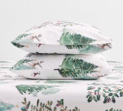 Christmas in the Country Percale Pillowcases - Set of 2
