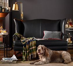 Monogram Velvet Contrast Pillow Cover