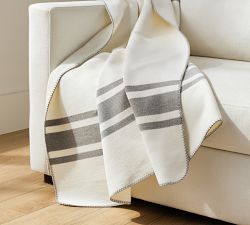 Personalized Border Stripe Throw