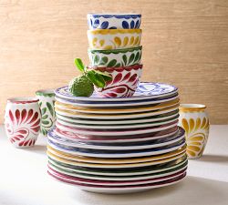 Puebla Porcelain Condiment Bowls - Set of 4