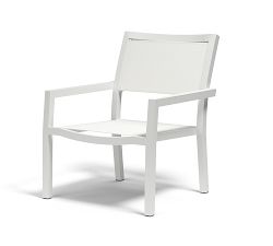 Puglia Metal Stackable Outdoor Lounge Chair