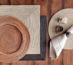 Tava Handwoven Rattan Square Placemats