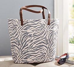 Zebra Bucket Tote