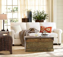 Tonal Linen Flange Pillow Cover