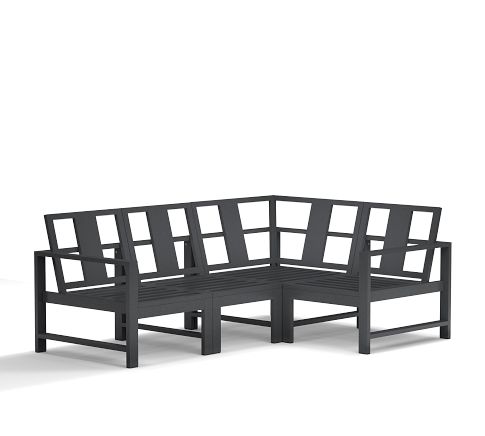 Indio Metal 4-Piece Sectional Set Frame