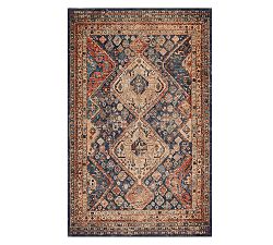 Open Box: Mahalia Handwoven Wool Rug, 6'x9' - Midnight Blue