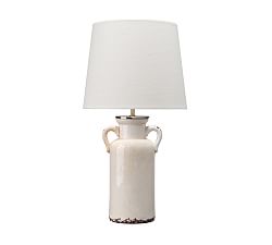 Open Box: Zoe Ceramic Table Lamp, 21" - Ivory