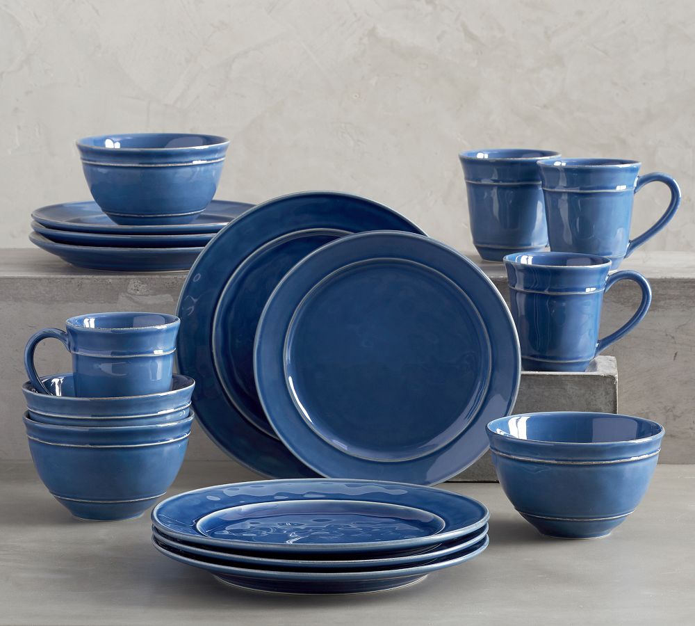 Cambria Stoneware 16-Piece Dinnerware Set, 10 3/4