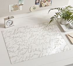 Desk Blotter, Tan Sentiment, 24"x18"