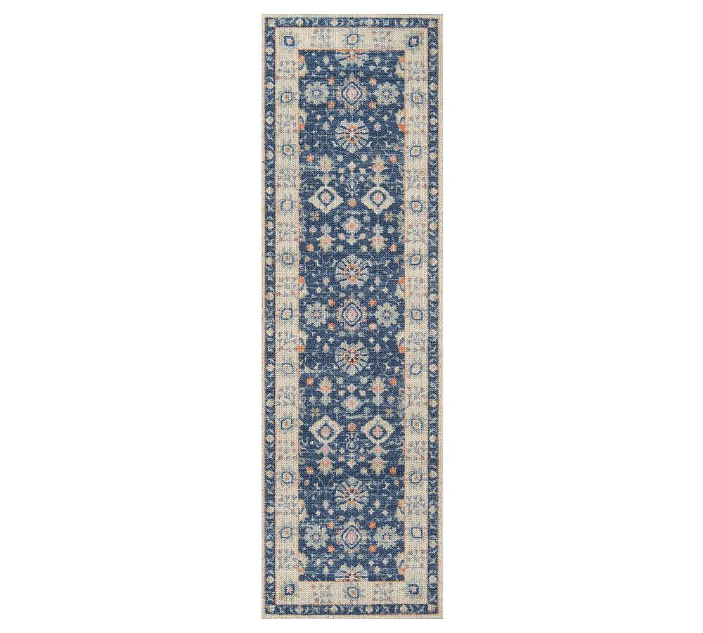 Miah Hand-Tufted Rug - Navy, 2'3" x 7'6"
