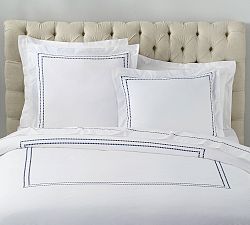 Open Box: Pearl Organic Duvet, Full/Queen - Twilight