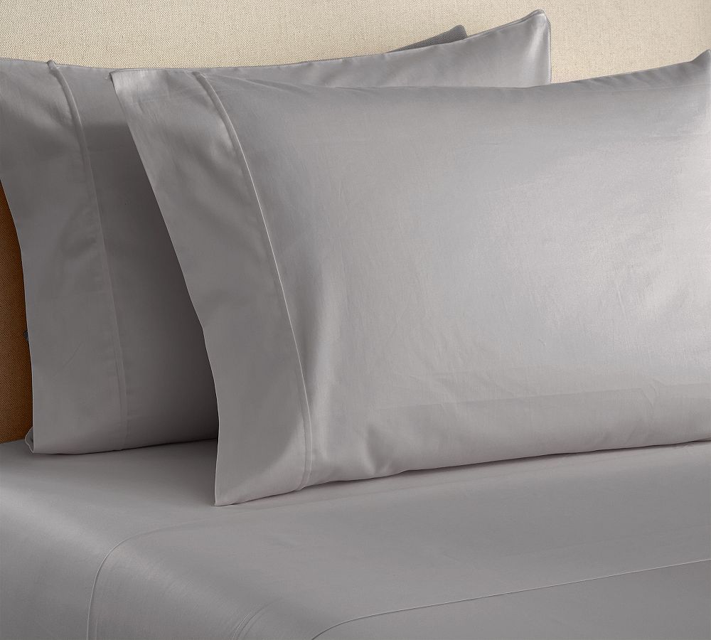 Essential Sateen Sheet Set - Gray Mist, Cal. King