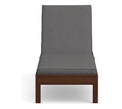 Single Chaise Cushion, Sunbrella® Slate