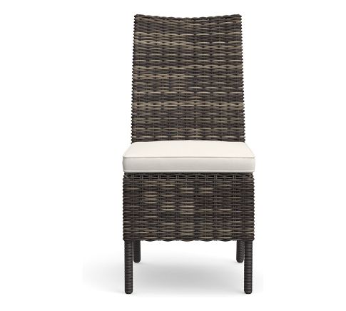 Cushion Cover Only: Torrey Outdoor Dining Side Chair, High Performance Canvas; Natural