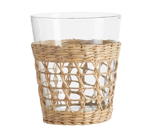 Cane Recycled Short Glass, 8.25 oz., Single - Natural
