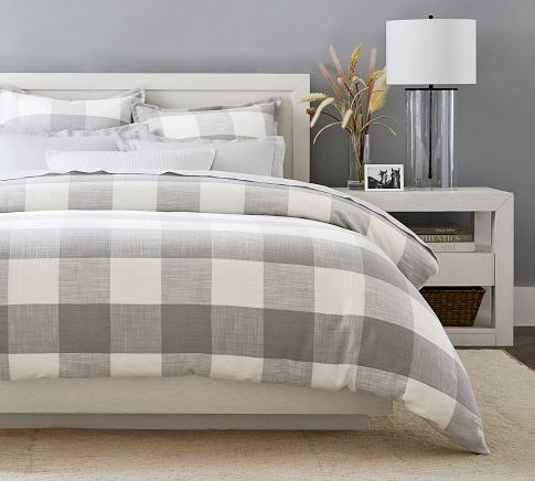 Bryce Buffalo Check Cotton Duvet Cover