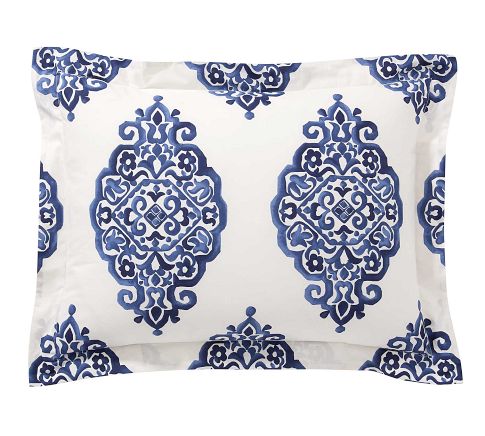 Asher Medallion Percale Sham