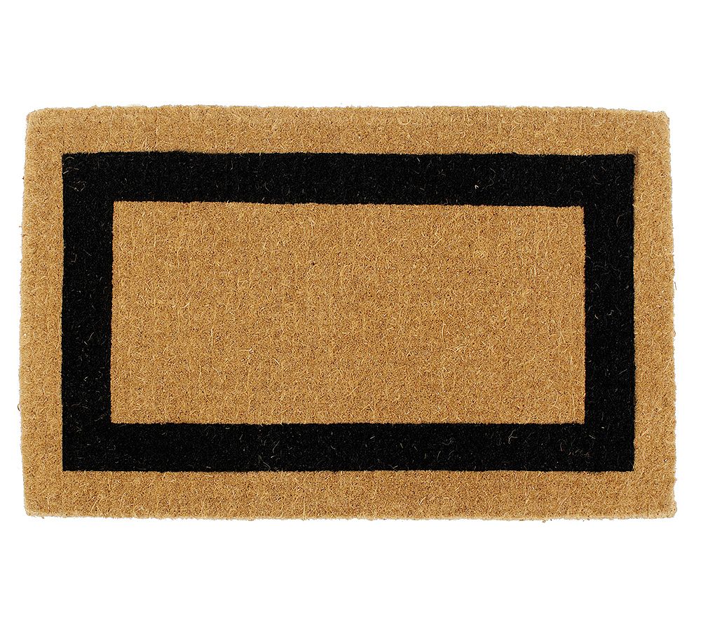 Picture Frame Doormat - 22" x 36", Black