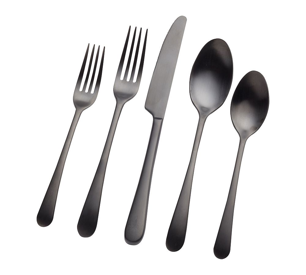 Mason Flatware Sets - Set of 20 - Gunmetal