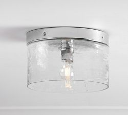Frances 12" Flush Mount, Chrome