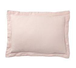 Open Box: Belgian Flax Linen Sham, Standard Set of 2 - Soft Rose