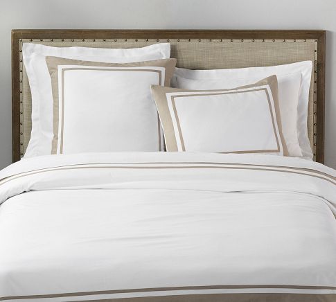 Parker Organic Percale Duvet Cover