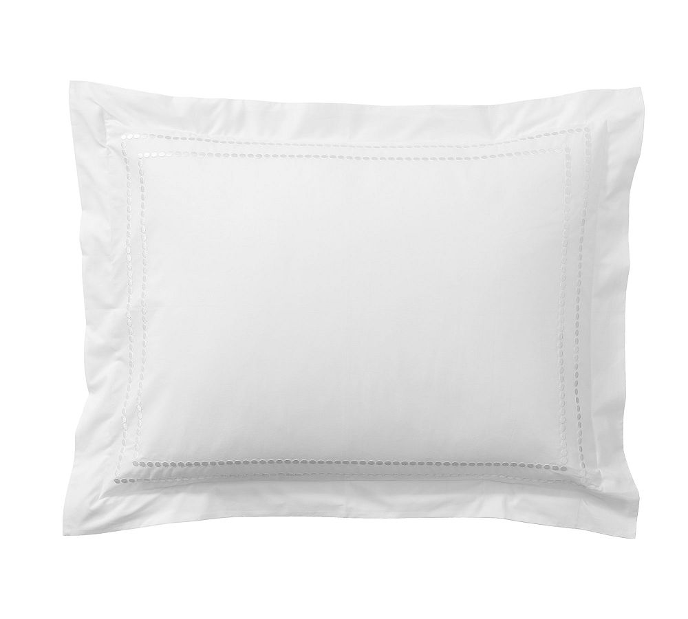 Pearl Organic Percale Sham - White, Standard