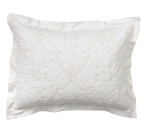 Candlewick Handcrafted Cotton Quilted Sham