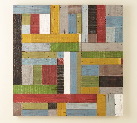 Painted Pieced Woodwork - Bright