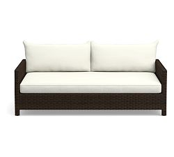 Torrey Cushion Cover Daybed, High Performance Canvas; White