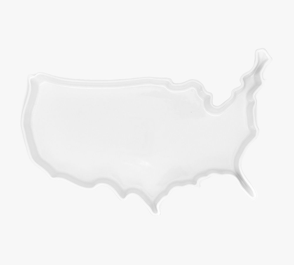 Lark Handmade Porcelain Country Serving Platter - USA