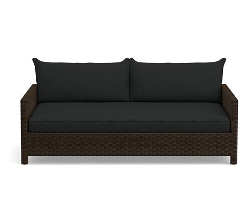 Torrey Cushion Cover Outdoor Daybed, High Performance Canvas; Charcoal