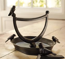 Aviary Boot Scraper, Antique Bronze finish