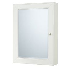 Open Box: White Classic Wall Mounted Medicine Cabinet, 20 x 27"
