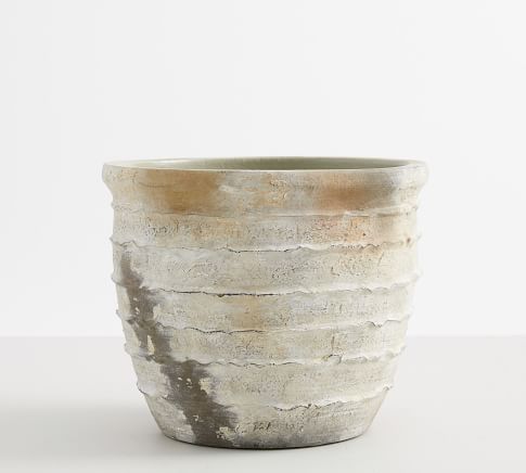 Artisan Hand Painted Terracotta Planter- 12.25