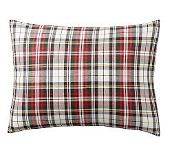 Denver Plaid Cotton Linen Sham, Standard