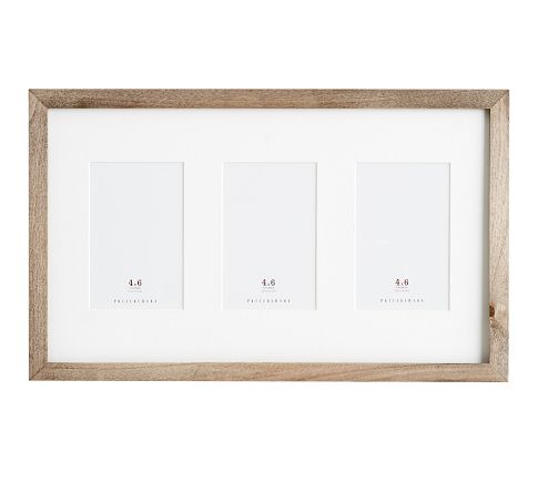 Wood Gallery 3-Opening Frame - 4x6