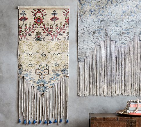Cotton Fringed Medium Rug Tapestry