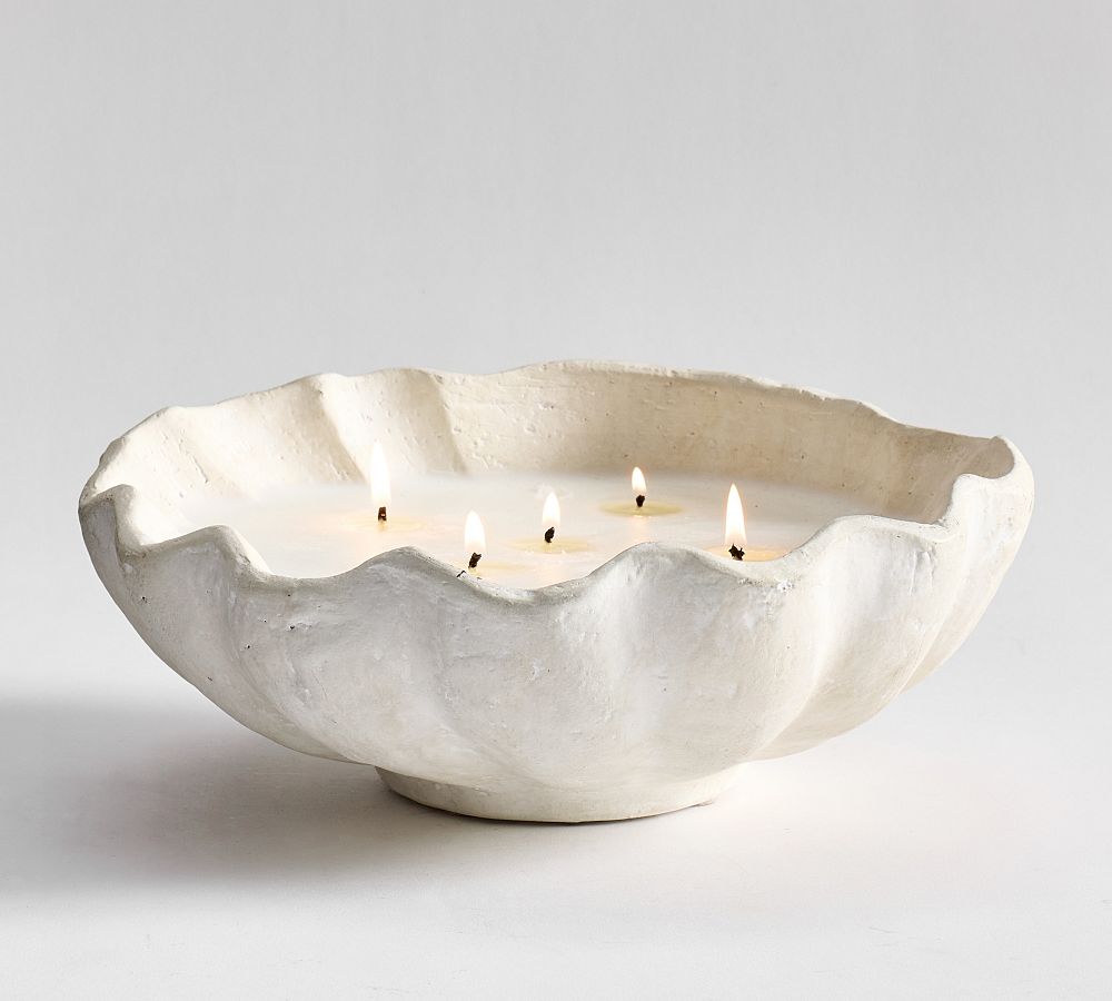 Artisan Studio Shell Candle Collection - large clam