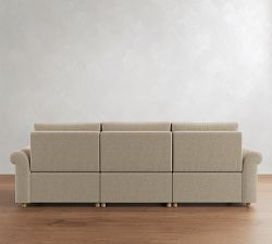 Westwood Roll Arm Power Reclining Sofa (84"&ndash;116")