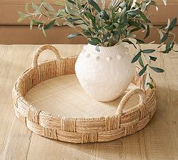 Checkered Basket Weave Tray