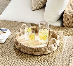 Checkered Basket Weave Tray